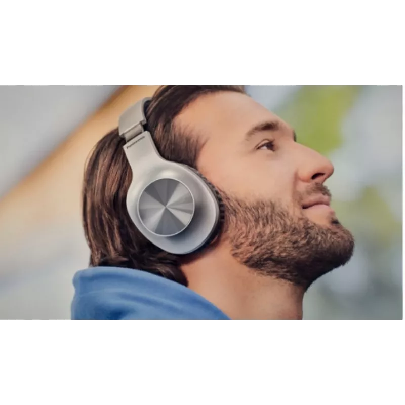 Panasonic RB-HX220BDES Bezprzewodowe słuchawki nauszne z baterią 23-godzinną, Bluetooth 5.0, wbudowanym mikrofonem, składaną konstrukcją - czarny