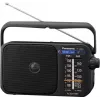 Panasonic RF-2400DEG-K Przenośne analogowe radio AM/FM - czarny