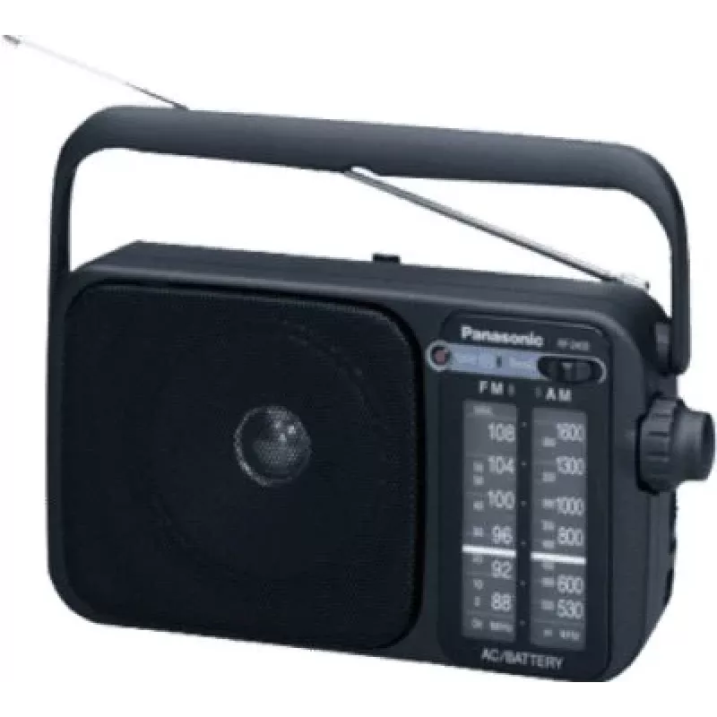 Panasonic RF-2400DEG-K Przenośne analogowe radio AM/FM - czarny