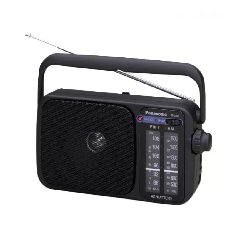 Panasonic RF-2400DEG-K Przenośne analogowe radio AM/FM - czarny