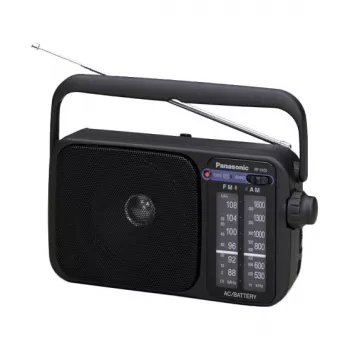 Panasonic RF-2400DEG-K Przenośne analogowe radio AM/FM - czarny