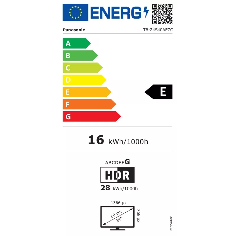 Panasonic TB-24S40A 24 cal HD Ready LED TV - Czarny