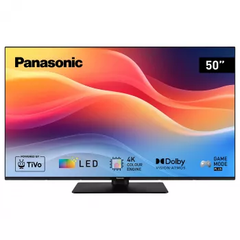 Panasonic TB-50W61A 50 inch 4K LED Smart TV z TiVo, Dolby Vision, Dolby Atmos, Czarny