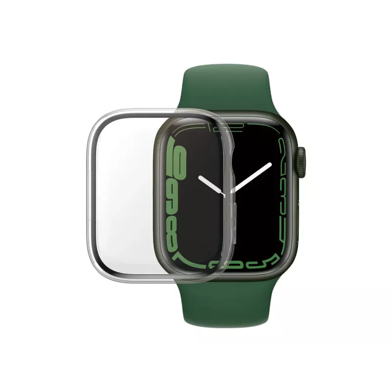 PanzerGlass Pełna ochrona obudowy do Apple Watch Series 7/8/9 41 mm – przezroczyste szkło hartowane 9H