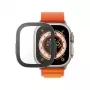 PanzerGlass Szkło Ochronne Full Body do Apple Watch Ultra / Ultra 2 (49 mm) – Czarne