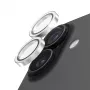 PanzerGlass Hoops Glitter Silver Camera Lens Protector do iPhone 17 / iPhone 16 / 16 Plus