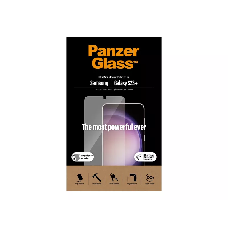 PanzerGlass Ultra-Wide Fit Szkło ochronne do Samsung Galaxy S23+ z aplikatorem