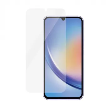 PanzerGlass Ultra-Wide Fit Szkło hartowane do Samsung Galaxy A34 5G (Clear, twardość 9H, antybakteryjne, krawędź do krawędzi)