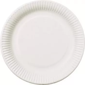 PAPSTAR pure talerz jednorazowy okrągły 26 cm wyjątkowo mocny biały z bagassy trzciny cukrowej 50 sztuk 11176