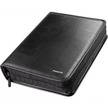 PARAT CLASSIC Walizka narzędziowa 5650040061 Czarna skóra sztuczna z ramą aluminiową, 2 tablice narzędziowe, ładowność 20 kg