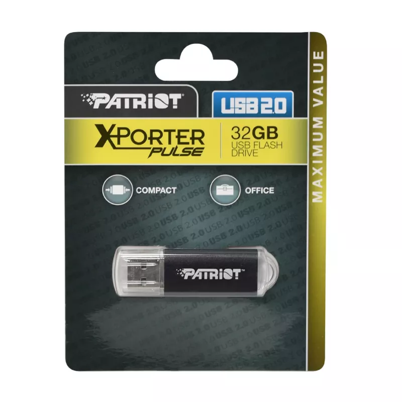 Patriot Xporter 32GB USB 2.0 Pamięć Flash - Czarny