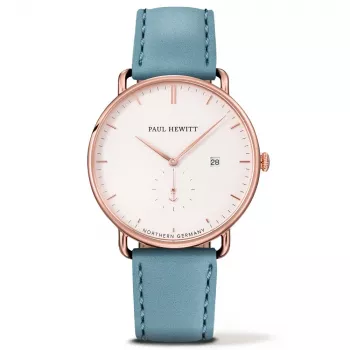 PAUL HEWITT Everpulse Zegarek męski PHTGARW23M 42mm Stal nierdzewna Mesh Czarny