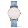 PAUL HEWITT Zegarek Unisex PH-SA-RSTW26S 39mm Różowe Złoto Stal Nierdzewna Szara Skóra