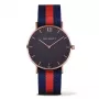 PAUL HEWITT Zegarek Unisex PH-SARSTBNR20 39mm Różowe Złoto Stal Nierdzewna Siatka