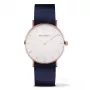PAUL HEWITT Zegarek Unisex PH-SARSTWN20S 39mm Stal nierdzewna Siatka Dwukolorowy Srebrny Różowe Złoto