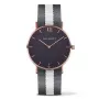 PAUL HEWITT Unisex Watch PSARSTBGRW20S (39mm) - White Sand Dial, Grey Perlon Strap
