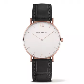 PAUL HEWITT Zegarek Unisex Sailor Line PH-SA-RSTW15M 39mm Różowe Złoto Stal Nierdzewna Siatka