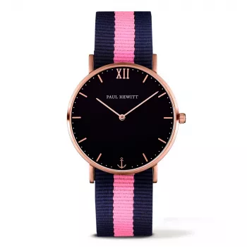 PAUL HEWITT Zegarek Unisex Sailor Line PSARSTBNLP20S 39mm Stal nierdzewna Pasek skórzany Analogowy Kwarcowy