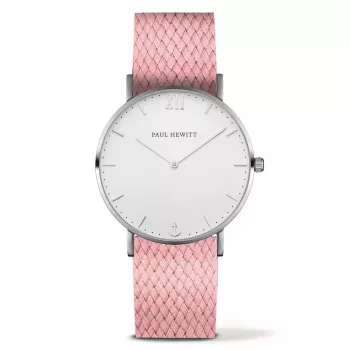PAUL HEWITT Zegarek unisex Sailor Line Stal nierdzewna bransoleta mesh Srebrna tarcza 39mm PH-SA-SSTW27M