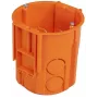 PAWBOL A.0080 Głęboka puszka przyłączeniowa 80 mm z wkrętami, biała