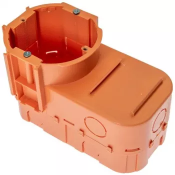 PAWBOL A.0083 Głęboka puszka podtynkowa do elektroniki, średnica 68 mm, pomarańczowa