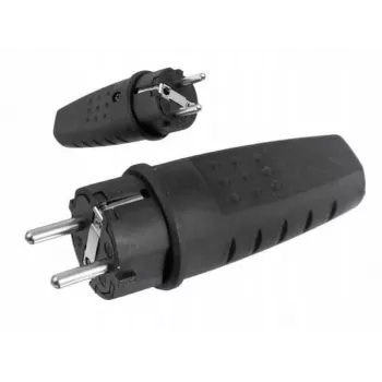 PAWBOL D.3158L LUX Przenośna gumowa wtyczka zasilająca 250V 16A IP44 Schuko