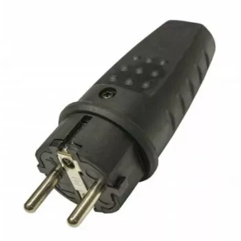PAWBOL D.3158L LUX Przenośna gumowa wtyczka zasilająca 250V 16A IP44 Schuko