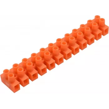 PAWBOL E.4031P 12-biegunowa listwa zaciskowa śrubowa 2.5mm² 450V 24A Poliamidowa Przezroczysta