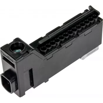 PAWBOL E.4136C Bezśrubowa Listwa Zaciskowa LZB, 6-biegunowa, 2,5 mm², 450 V, 24 A, Czarna