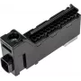 PAWBOL E.4136C Bezśrubowa Listwa Zaciskowa LZB, 6-biegunowa, 2,5 mm², 450 V, 24 A, Czarna