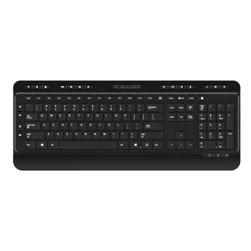 PCBuilder ALPHA Cicha bezprzewodowa klawiatura i mysz
