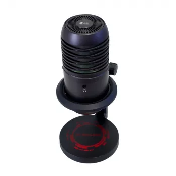 PCBuilder CAST CORE USB Gaming Microphone - Pojemnościowy, Kardiokierunkowy, RGB, USB-C