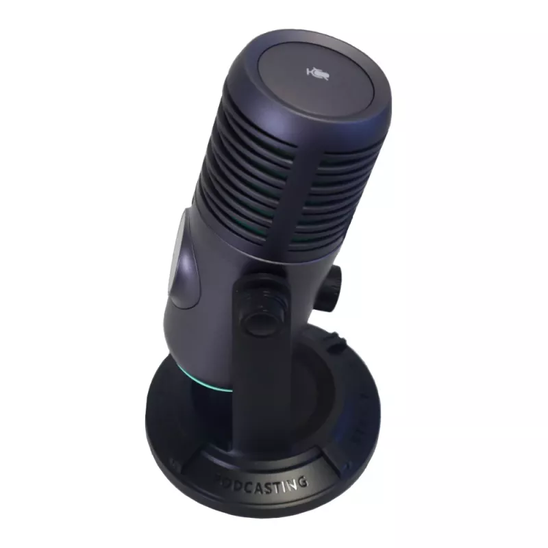 PCBuilder CAST ULTRA USB Gamingowy Mikrofon - Pojemnościowy, Kardiokierunkowy, RGB, Monitorowanie Zero-Latency