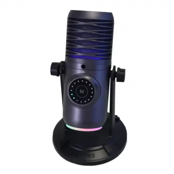 PCBuilder CAST ULTRA USB Gamingowy Mikrofon - Pojemnościowy, Kardiokierunkowy, RGB, Monitorowanie Zero-Latency