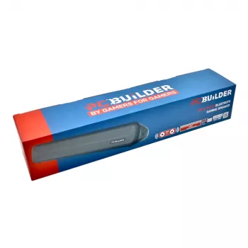 PCBuilder SONIC BOOM Bluetooth Głośnik Gamingowy | 10W RGB Soundbar z Niskimi Opóźnieniami