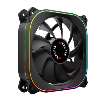 PCBuilder TORNADO CHILL 120mm ARGB PWM Wentylator obudowy - Czarny