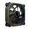 PCBuilder TORNADO CHILL ARGB 120mm zestaw wentylatorów - 3 szt., Addressable RGB, PWM, łożysko hydrauliczne, 65 CFM, hub 6-portowy