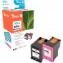 Peach PI300-802 Zestaw 2 wkładów atramentowych kompatybilnych z HP 304 (Czarny i trójkolorowy)
