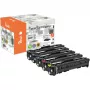 PEACH Toner Spar Pack Plus PT1160 Kompatybilny z HP 207A - Zestaw 4 (Czarny, Cyjan, Magenta, Żółty)
