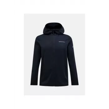 PEAK PERFORMANCE Lekka bluza z kapturem męska - Czarna (M)