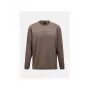 Peak Performance M Trail Polartec Power Grid Crew polar średniej warstwy dla mężczyzn - brązowy - XL