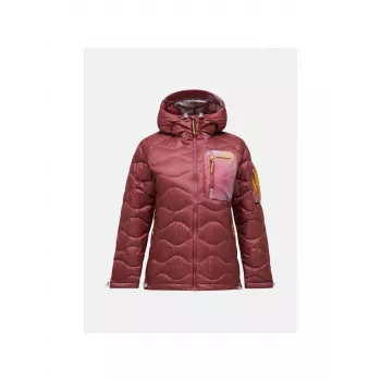 PEAK PERFORMANCE Damska kurtka puchowa z kapturem Helium Aop Utility Down Multicolor M