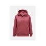 PEAK PERFORMANCE Women's Original Small Logo Hoodie, Red, Size S