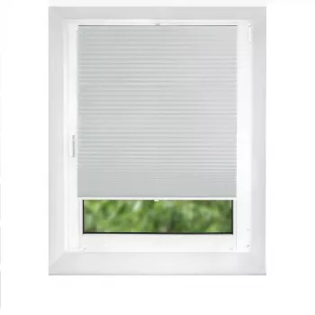 Plisse Pearl 70x210 Szary z izolacją termiczną i ochroną UV