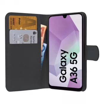 PEDEA Book Cover Classic dla Samsung Galaxy A36/A56 5G - Czarny