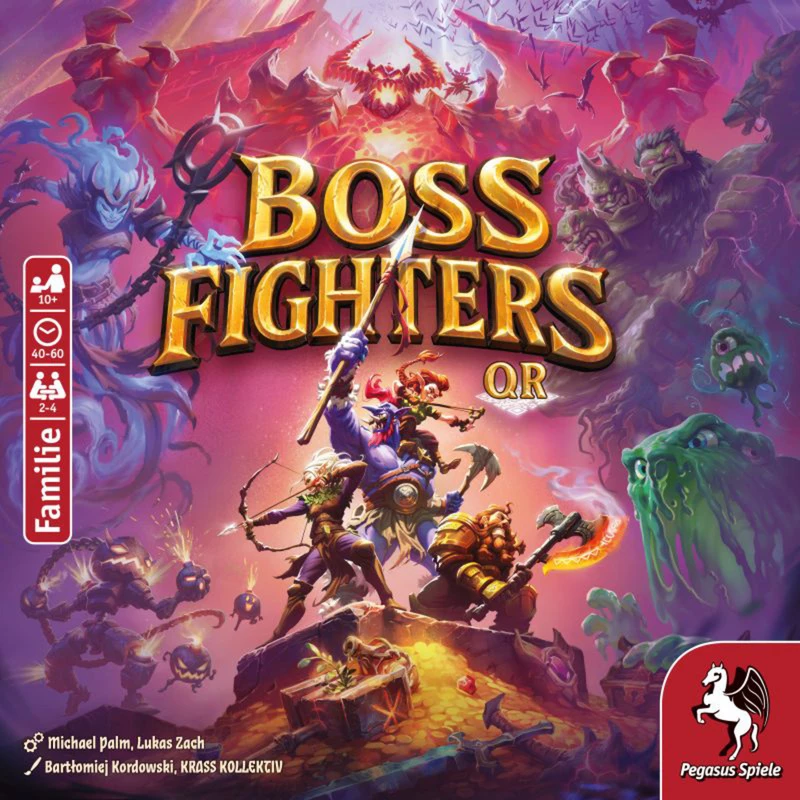 Pegasus Spiele Boss Fighters QR Kooperacyjna Gra Karciana (51270G)
