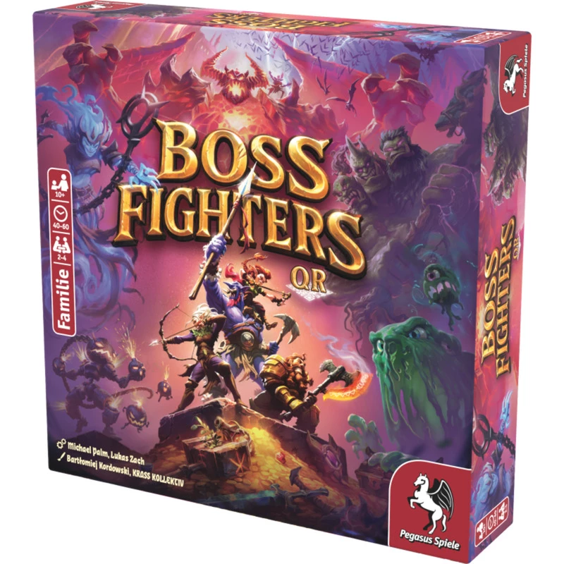 Pegasus Spiele Boss Fighters QR Kooperacyjna Gra Karciana (51270G)