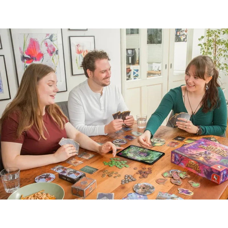 Pegasus Spiele Boss Fighters QR Kooperacyjna Gra Karciana (51270G)