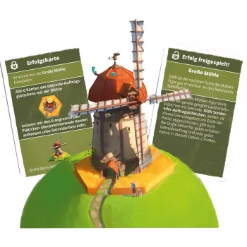 Pegasus Spiele Dorfromantik: The Big Mill Expansion (Mini-Expansion) - Edycja Niemiecka