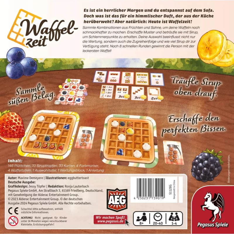 PEGASUS Waffle Time Gofrownica w kształcie serca, 930 W, z powłoką nieprzywierającą, ze stali nierdzewnej